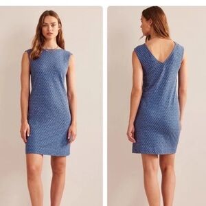 Boden Blue Mini Shift Dress